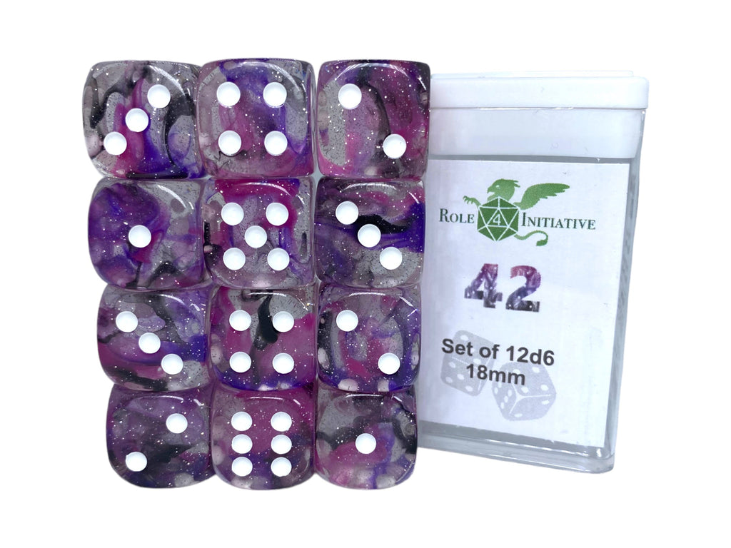 Dice 12d6 pipped 16mm