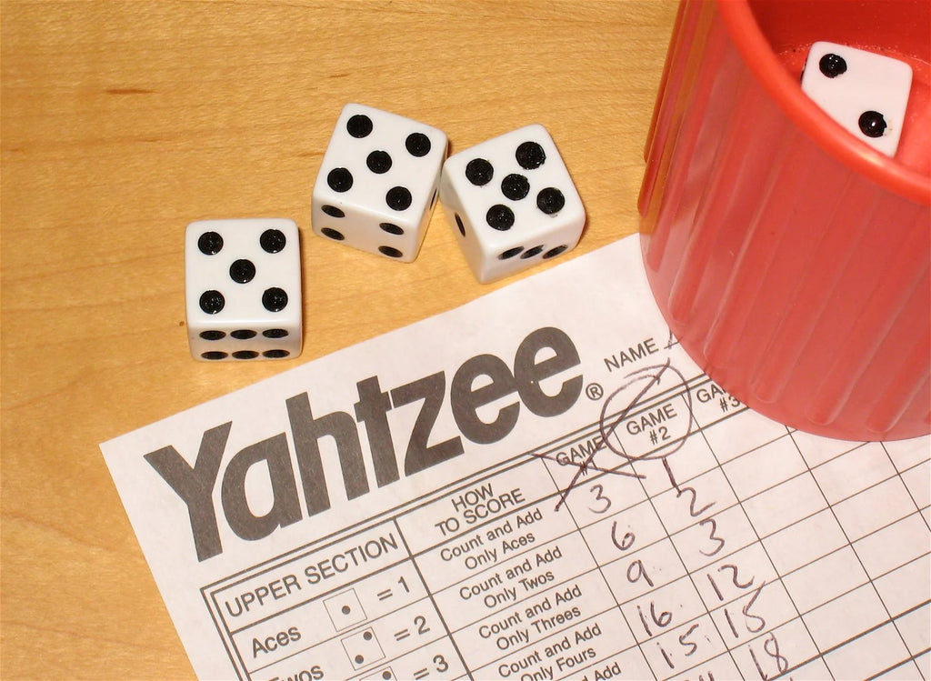 Yahtzee dice game