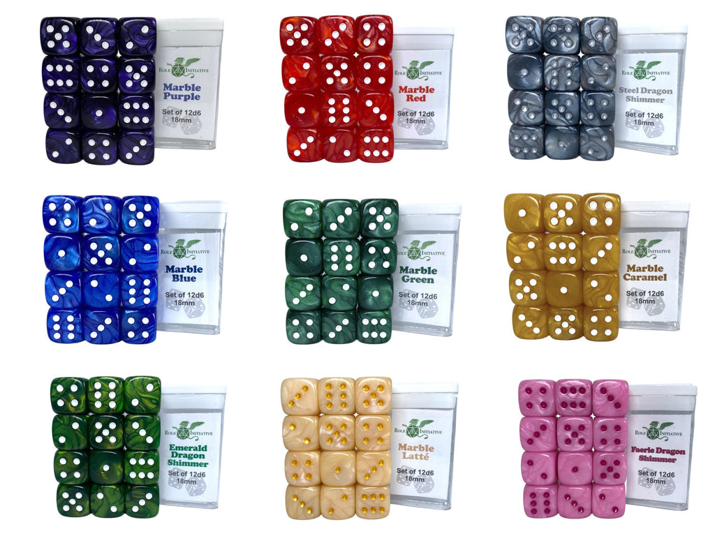 Set 12d6 Marble/Shimmer (POS)
