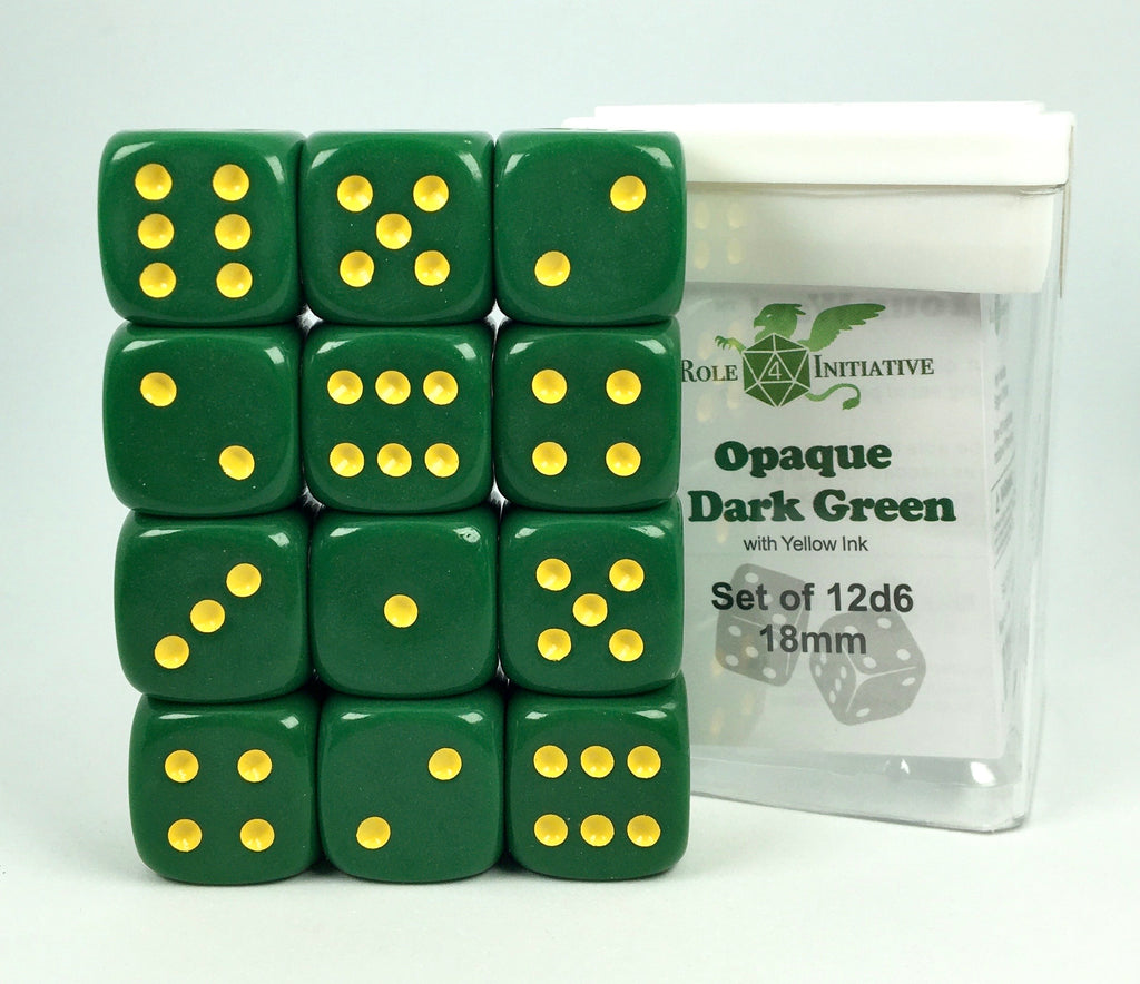 Sets of 12d6 pips (18mm)