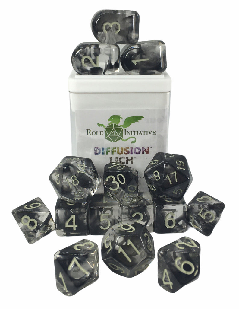 Sets of 15 dice - Diffusion w/ Arch'd4