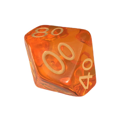 Translucent Orange w/ Lt Orange Ink  