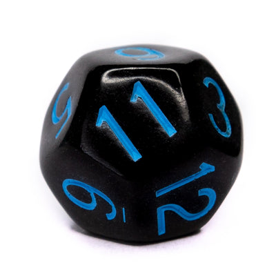 Opaque Black w/ Lt Blue Ink  