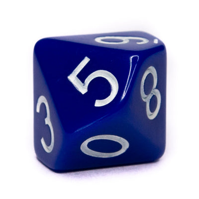 Opaque Dark Blue w/ White Ink  
