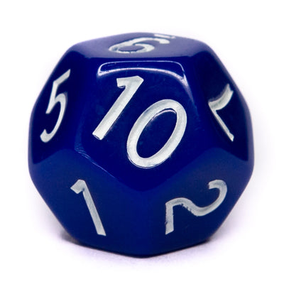 Opaque Dark Blue w/ White Ink  