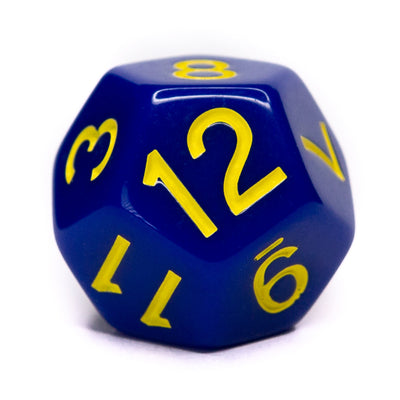 Opaque Dark Blue w/ Yellow Ink  