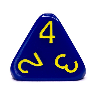 Opaque Dark Blue w/ Yellow Ink  