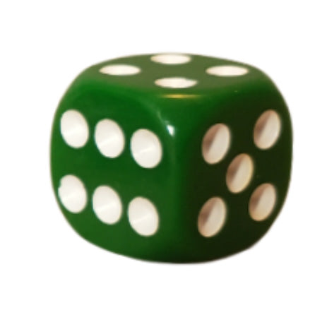 Dice d6 pipped 14mm