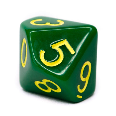 Opaque Dark Green w/ Yellow Ink  