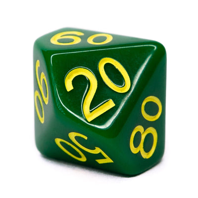 Opaque Dark Green w/ Yellow Ink  