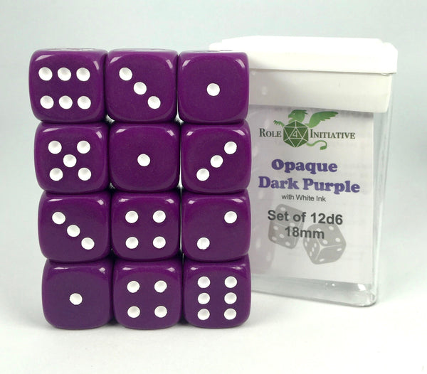 Opaque Dark Purple w/ White Ink - Sets & Singles