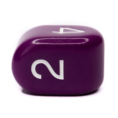 Opaque Dark Purple w/ White Ink  