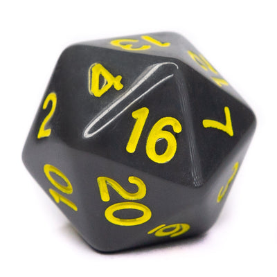Opaque Dark Gray w/ Yellow Ink  