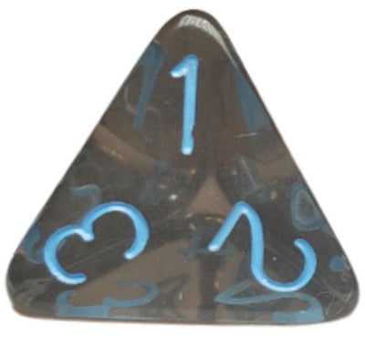Translucent Black (Smoke) w/ Lt Blue Ink  