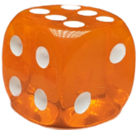 Dice d6 pipped 14mm