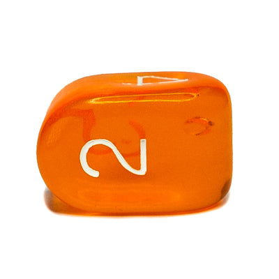 Translucent Orange w/ White Ink  