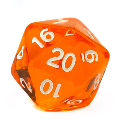 Translucent Orange w/ White Ink  