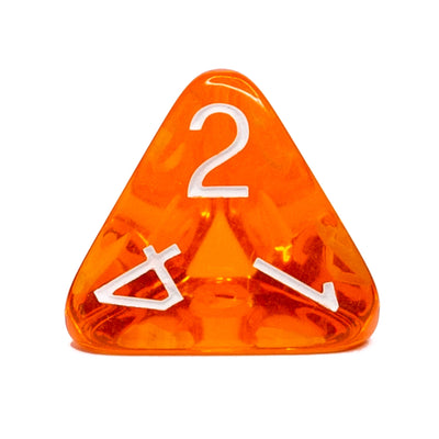 Translucent Orange w/ White Ink  