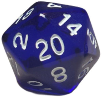 Translucent Dark Blue w/ White Ink  