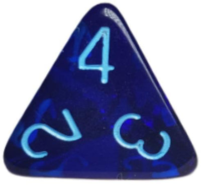 Translucent Dark Blue w/ Lt Blue Ink  