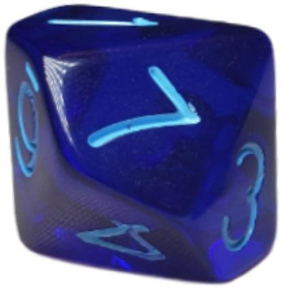 Translucent Dark Blue w/ Lt Blue Ink  