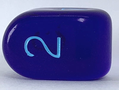 Translucent Dark Blue w/ Lt Blue Ink  
