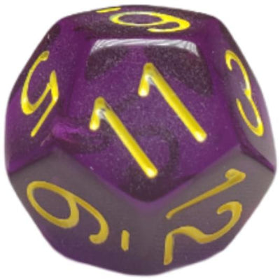 Translucent Dark Purple w/ Yellow Ink  