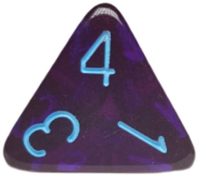 Translucent Dark Purple w/ Lt Blue Ink  
