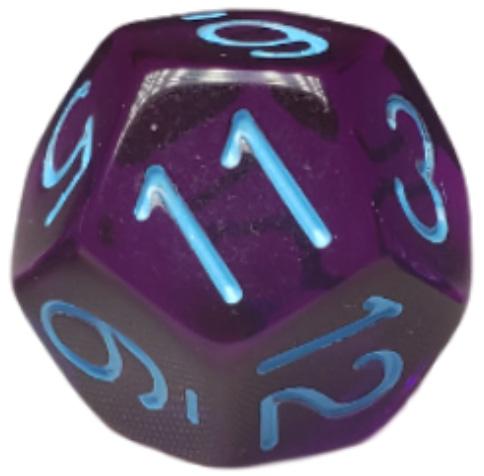 Dice d6 pips 18mm