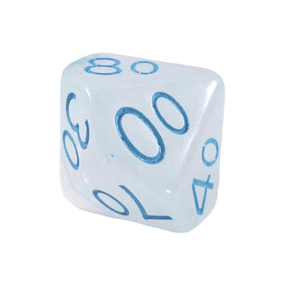 Translucent White w/ Lt Blue Ink  