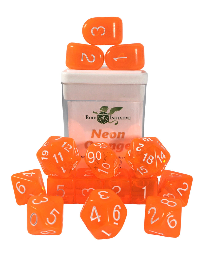 Dice set of 15 w/ Arch'd4 in box