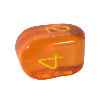 Translucent Pumpkin w/ Yellow Ink  