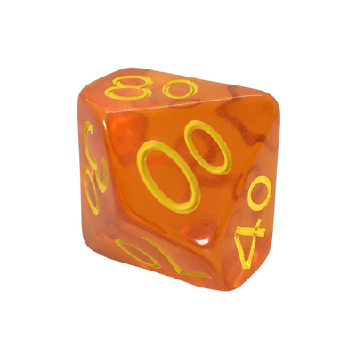 Translucent Pumpkin w/ Yellow Ink  