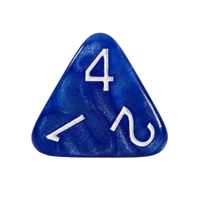 Marble Blue w/ White Ink  
