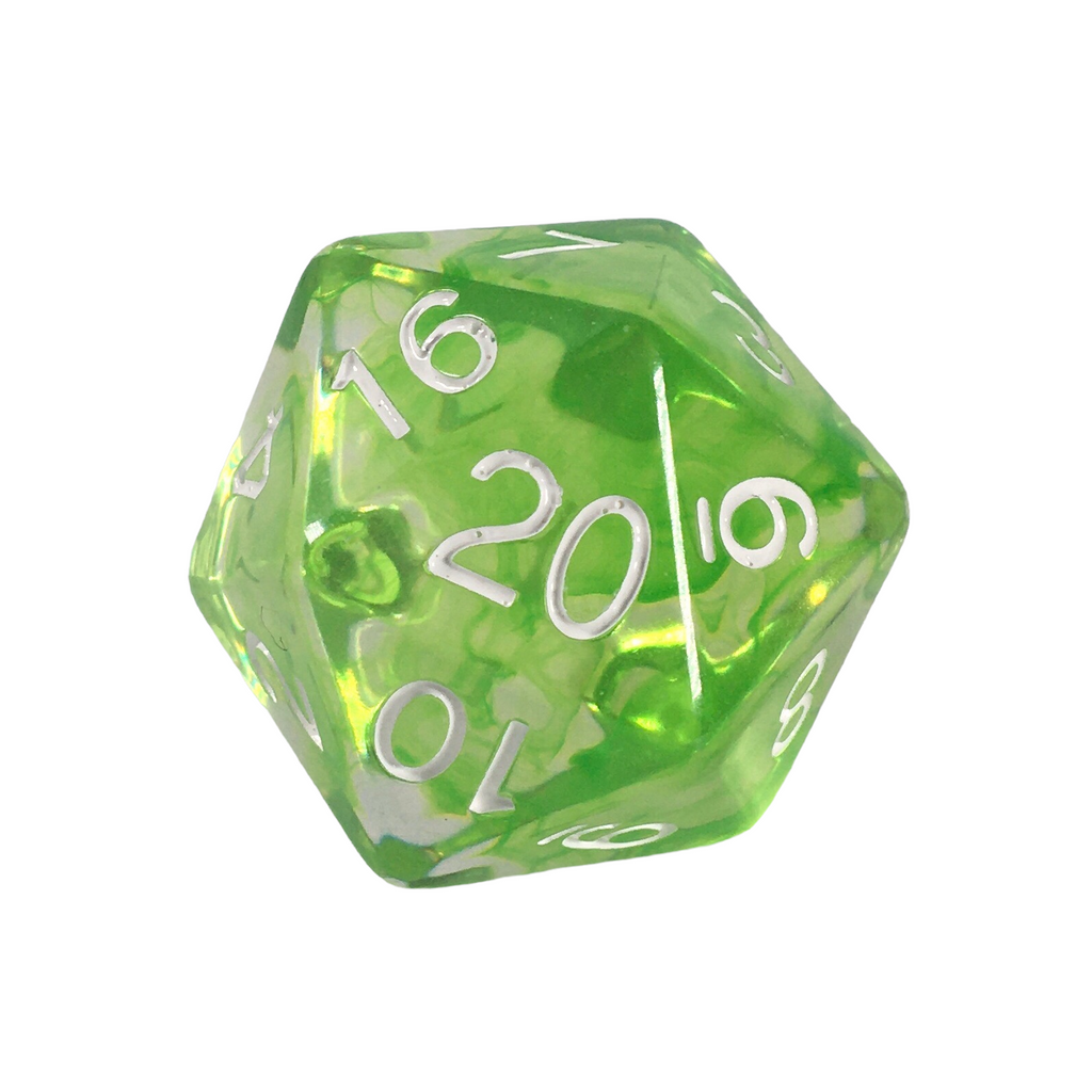 Diffusion Slime Green - 30mm XL d20