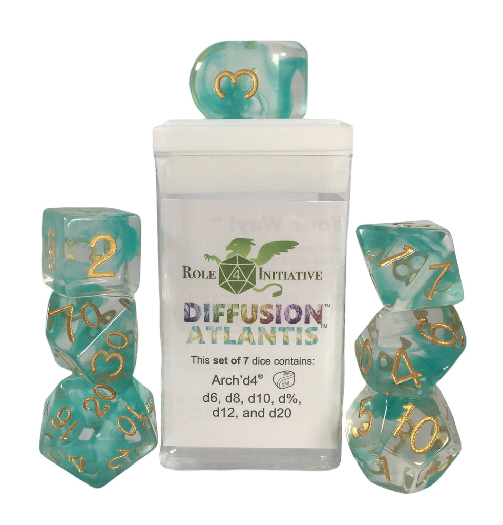 Diffusion Atlantis - Set of 7 Dice