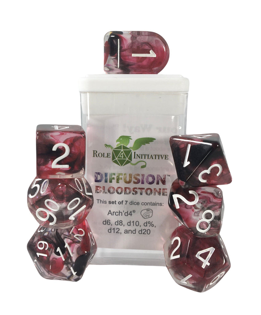 Diffusion Bloodstone - Set of 7 Dice