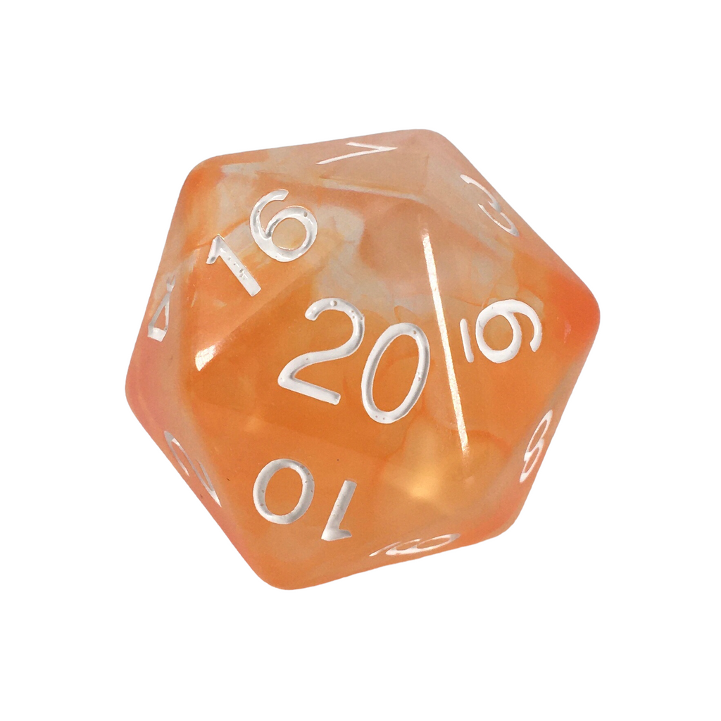 Dice d6 pipped 18mm w/ logo