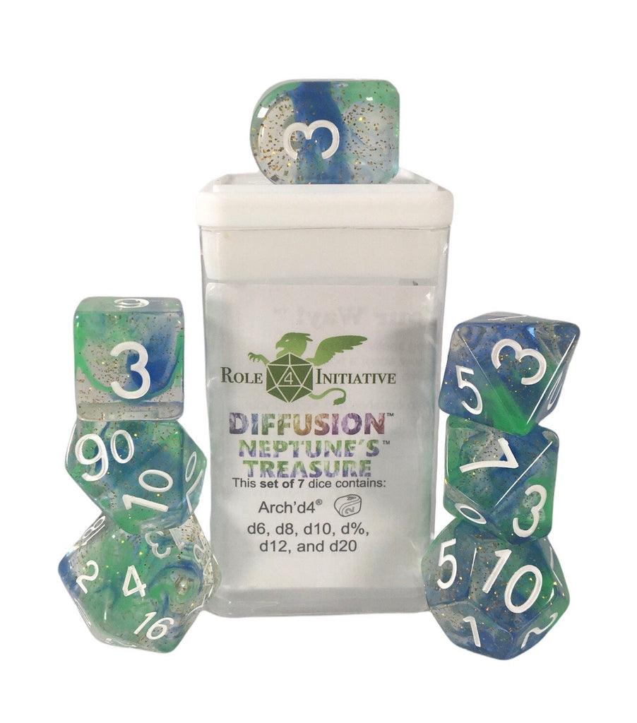 Diffusion Neptunes Treasure - Set of 7 Dice