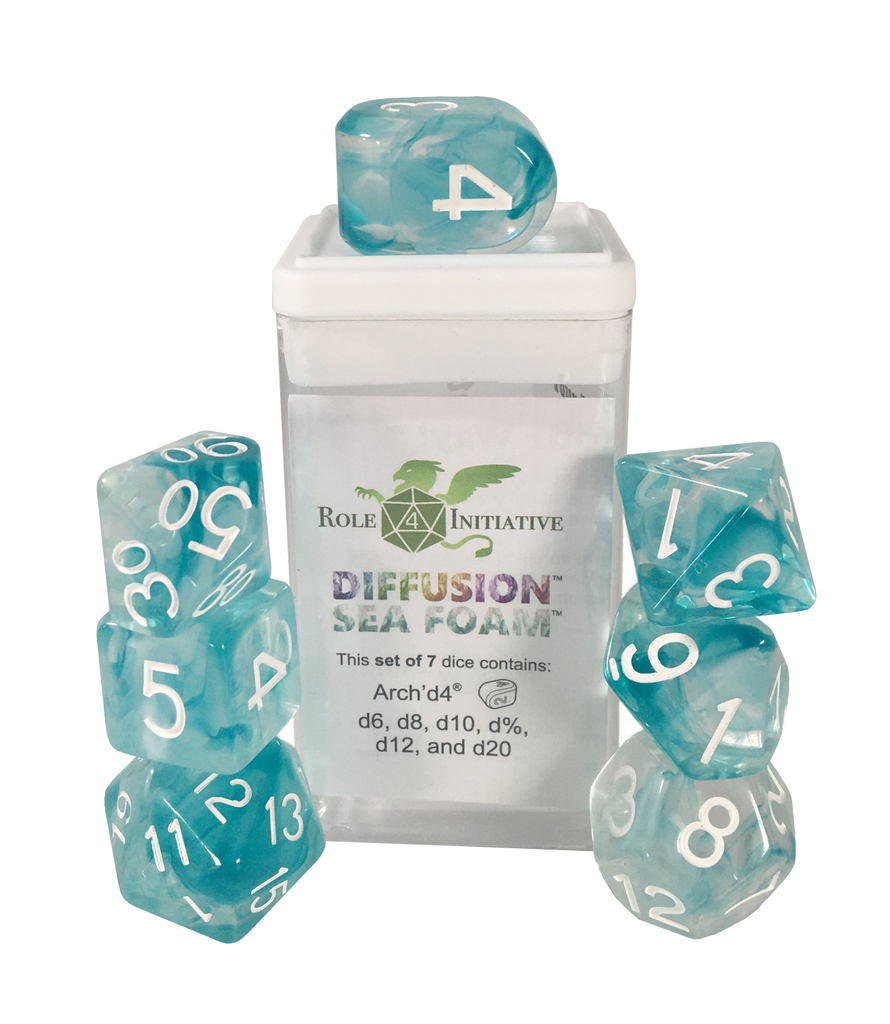 Diffusion Sea Foam - Set of 7 Dice