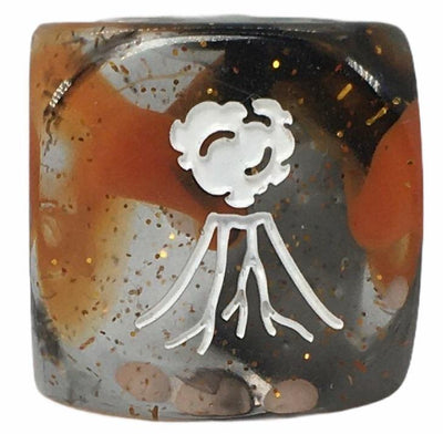  Volcanic Blast d6 pips 18mm w/ symbol