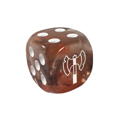  Barbarian Rage d6 pips 18mm w/ symbol