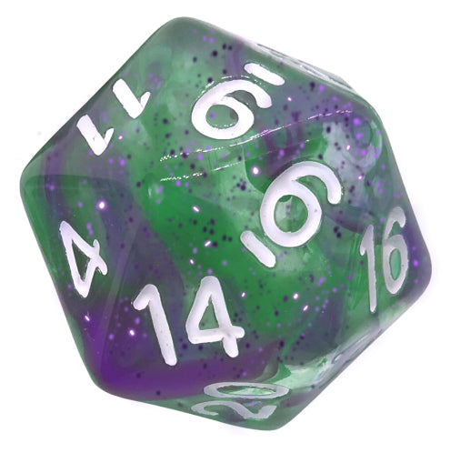 Dice XL d20 1FB - Diffusion Goblin Green