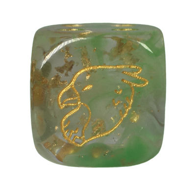  Gilded Griffin d6 pips 18mm w/ Griffin Head symbol