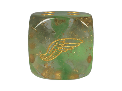  Gilded Griffin d6 pips 18mm w/ Griffin Wing symbol