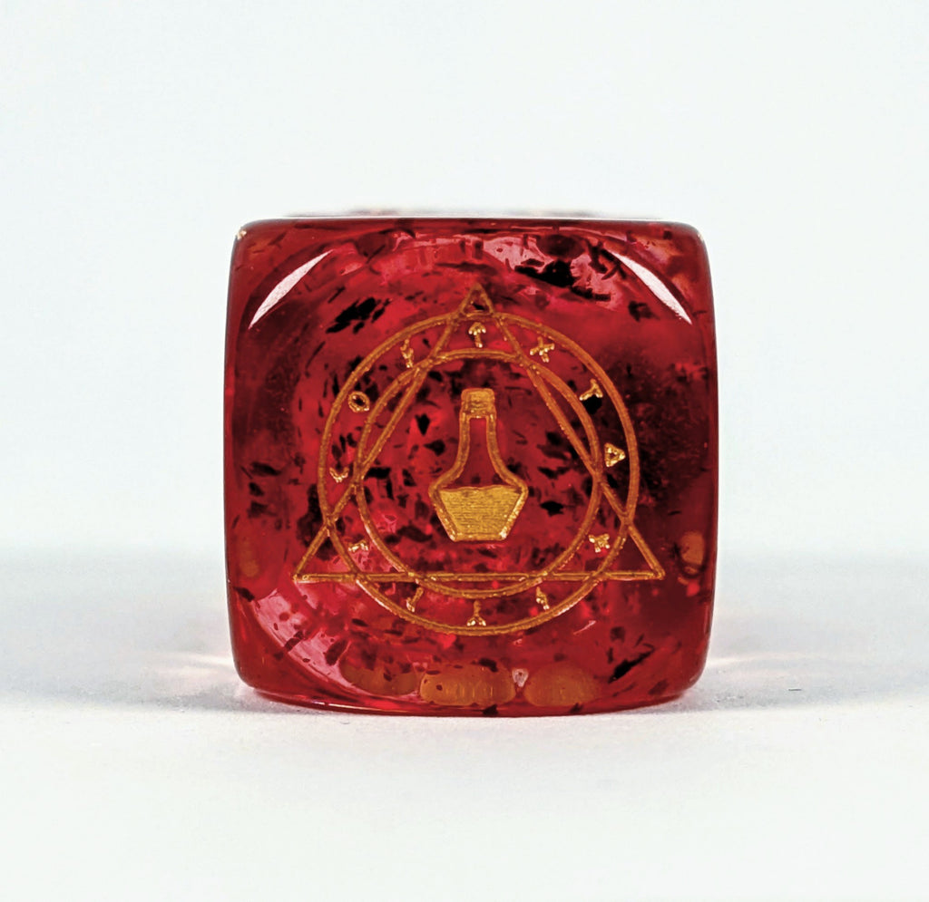 Alchemist's Stone - Singles d6 pips 18mm w/ symbol dice