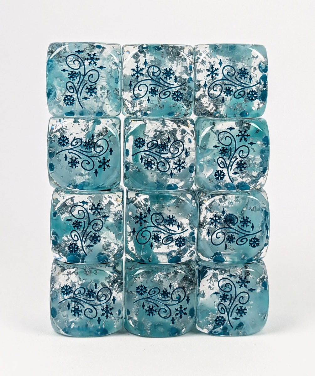 Diffusion Arctic Blast - Set of 12d6 pips 18mm w/ symbol