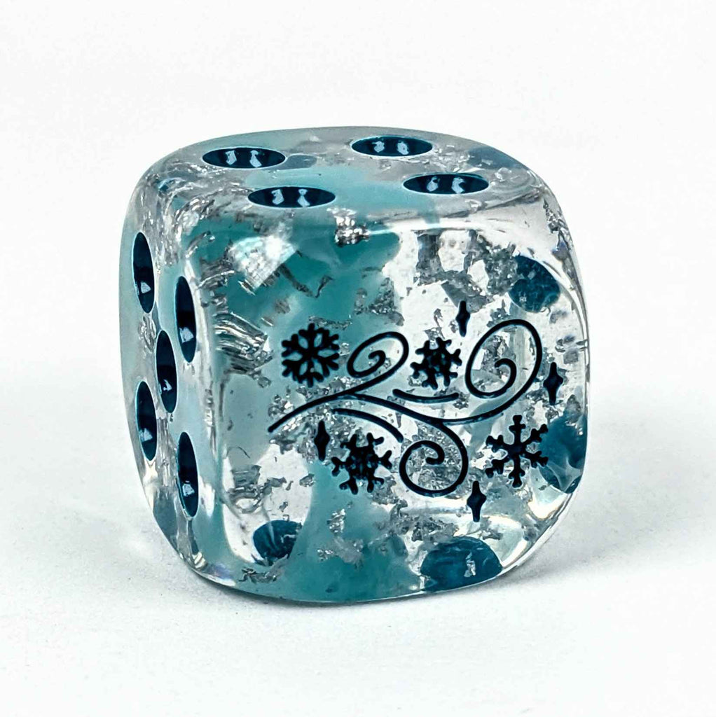 Arctic Blast - Singles d6 pips w/ symbol 18mm dice