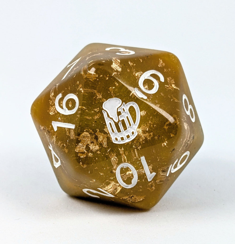 Dwarven Stout- 30mm XL d20 w/ symbol