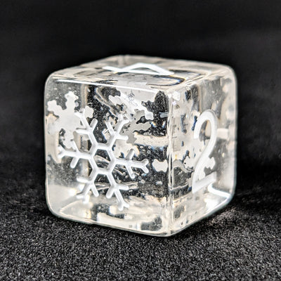  HoliDice Falling Snow  w/ symbol